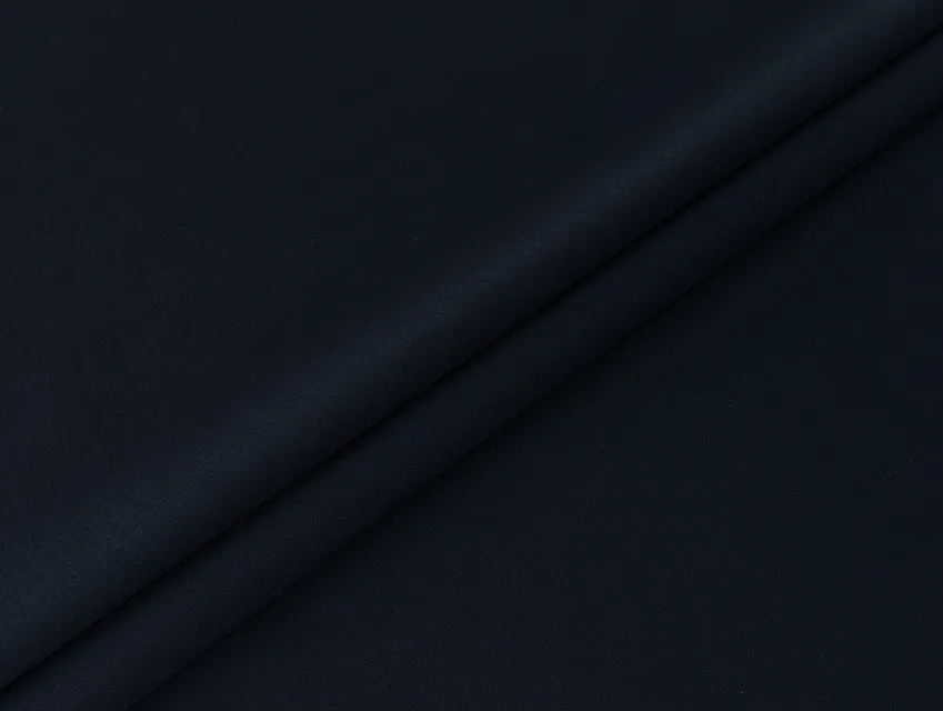 Поплін сорочковий стрейчевий, чорно-синій - фото 1 - інтернет-магазин tkani-atlas.com.ua