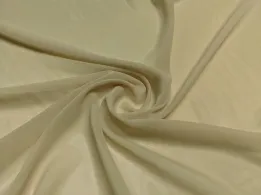 Шифон однотонний, натуральний бежевий - інтернет-магазин tkani-atlas.com.ua