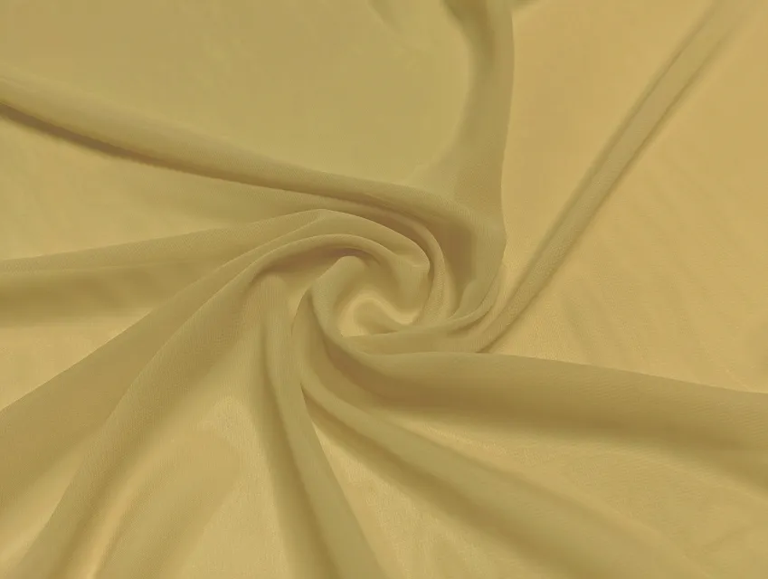 Шифон однотонний, вівсяний - фото 1 - інтернет-магазин tkani-atlas.com.ua