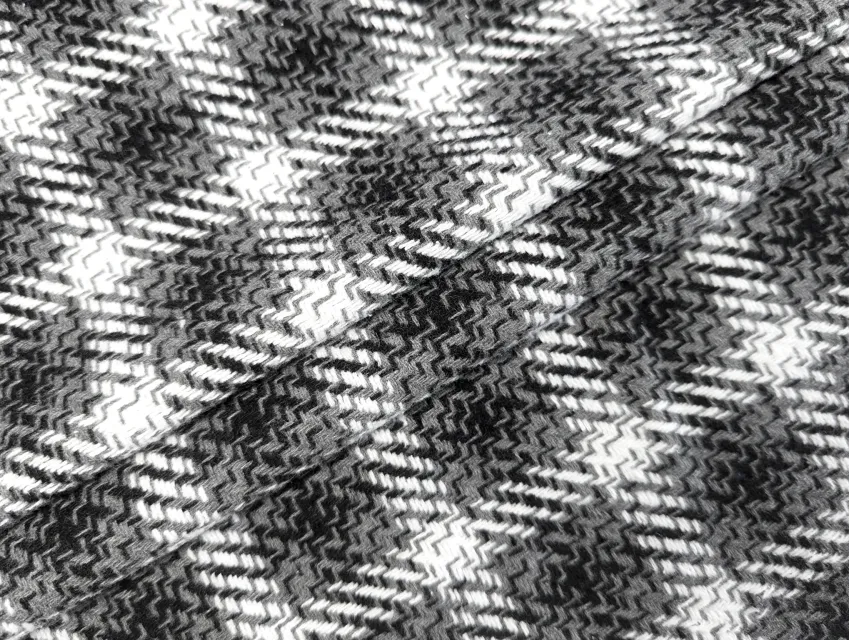 Костюмка твидовая клетка 35 мм, серый - фото 1 - интернет-магазин tkani-atlas.com.ua