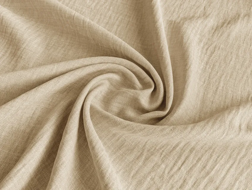 Креп Камелія, світлий бежевий (відріз 2,5 м) - фото 1 - інтернет-магазин tkani-atlas.com.ua