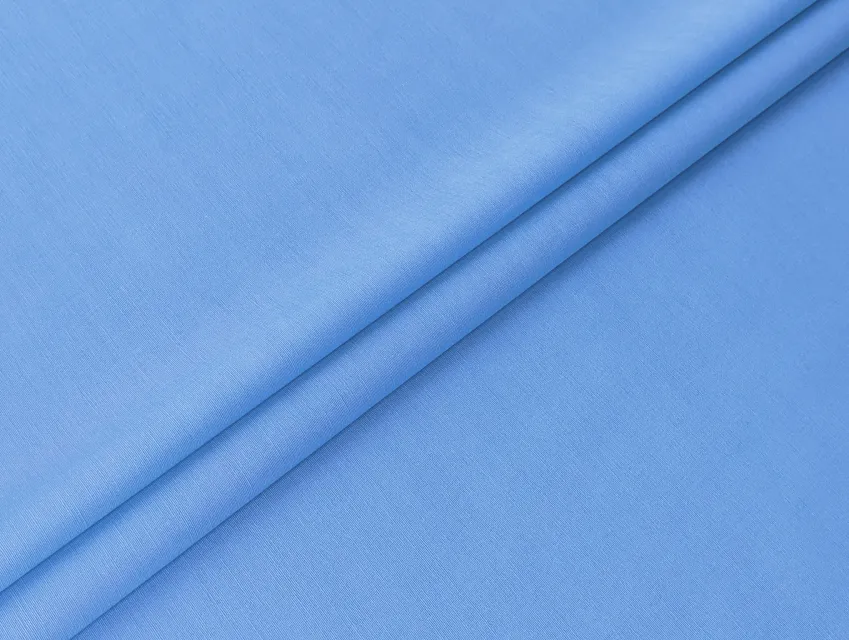 Поплін сорочковий стрейчевий, блакитний - фото 1 - інтернет-магазин tkani-atlas.com.ua