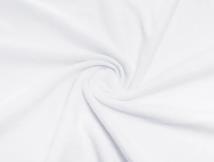 Флис однотонный, белый - фото 1 - интернет-магазин tkani-atlas.com.ua