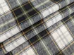 Котон сорочковий клітинка 125 мм, чорний з оливковим - інтернет-магазин tkani-atlas.com.ua