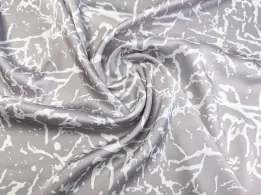 Шовк Армані акварель абстракції, сіро-ліловий - інтернет-магазин tkani-atlas.com.ua