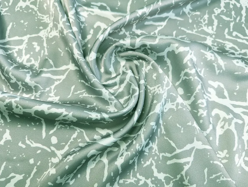 Шовк Армані акварель абстракції, сіро-м'ятний - фото 1 - інтернет-магазин tkani-atlas.com.ua