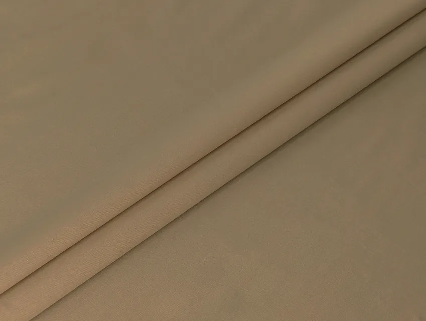 Коттон стрейч рубашечный с нейлоном однотонный, светло-коричневый - фото 1 - интернет-магазин tkani-atlas.com.ua
