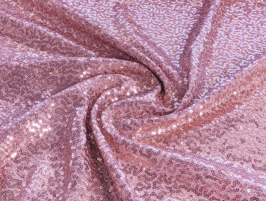 Паєтка (блискітки) на сітці, рожевий зефір - фото 1 - інтернет-магазин tkani-atlas.com.ua