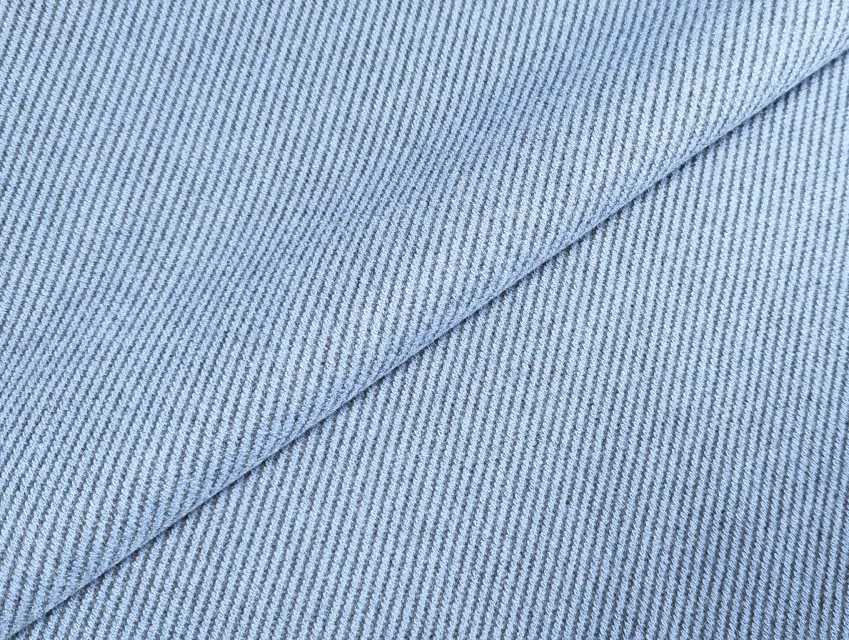 Кашемір трикотажний діагональна смужка, блакитний - фото 1 - інтернет-магазин tkani-atlas.com.ua
