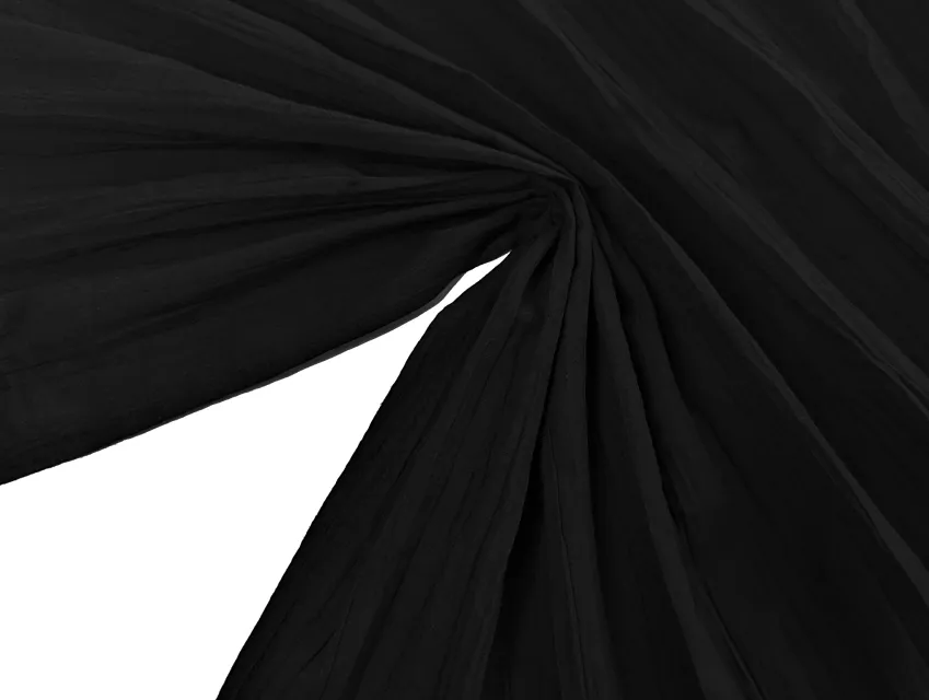 Котон креш, чорний - фото 1 - інтернет-магазин tkani-atlas.com.ua