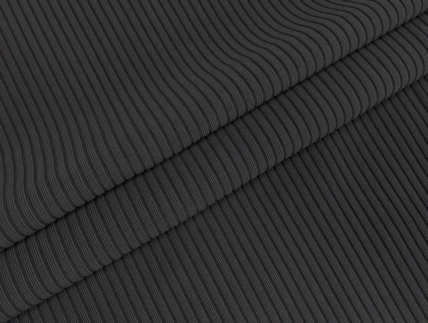 Трикотаж щільний рубчик 4мм, графітово-ліловий - фото 1 - інтернет-магазин tkani-atlas.com.ua