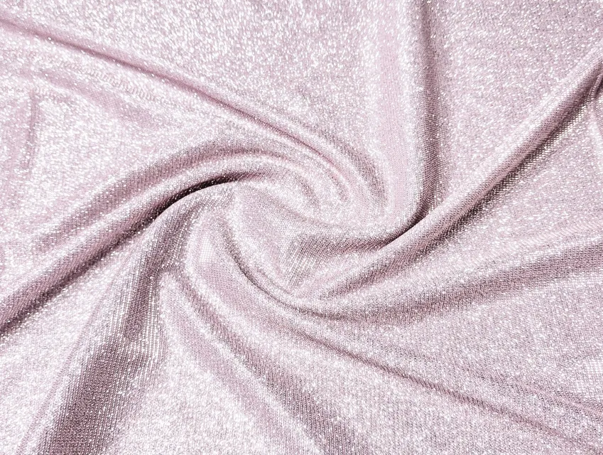 Трикотаж диско мерехтіння, пудровий - фото 1 - інтернет-магазин tkani-atlas.com.ua