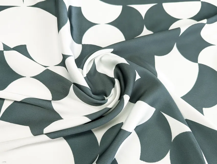 Костюмна Бель акварель абстракції, сіро-зелений - фото 1 - інтернет-магазин tkani-atlas.com.ua