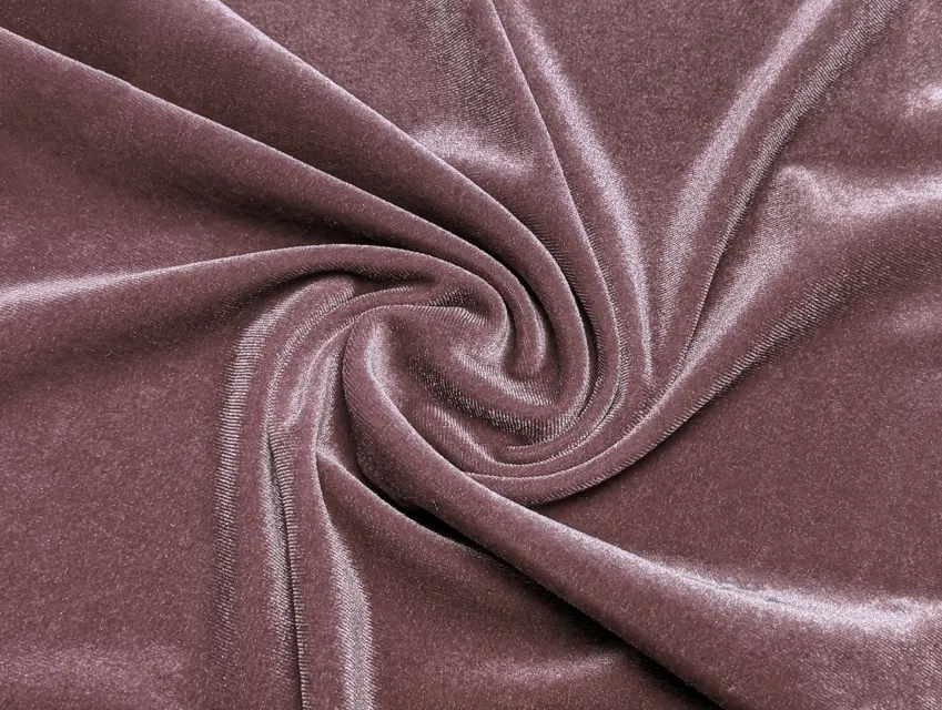 Оксамит стрейч Венеція, суха троянда - фото 1 - інтернет-магазин tkani-atlas.com.ua