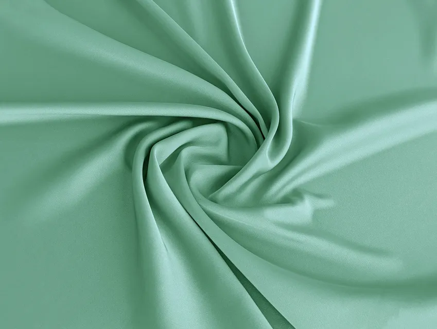 Шовк сатин, м'ята - фото 1 - інтернет-магазин tkani-atlas.com.ua