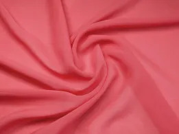 Шифон однотонний, корал - інтернет-магазин tkani-atlas.com.ua