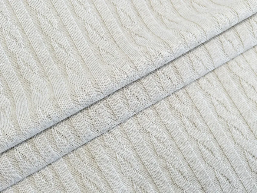 Ангора косичка, сіро-бежевий - фото 1 - інтернет-магазин tkani-atlas.com.ua