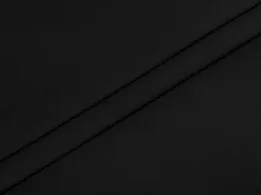 Коттон твил плотный однотонный, черный (отрез 1,6 м) - интернет-магазин tkani-atlas.com.ua