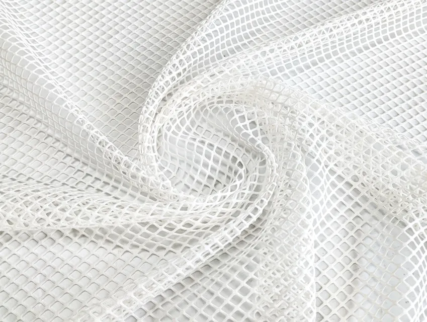Сітка спорт стрейч осередок 5 мм, молочний (відріз 2,5 м) - фото 1 - інтернет-магазин tkani-atlas.com.ua