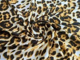 Шовк Армані леопард, багатокольоровий - інтернет-магазин tkani-atlas.com.ua