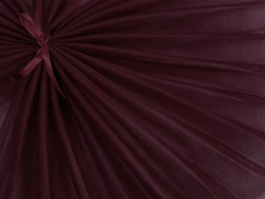 Фатин, бордовий - фото 1 - інтернет-магазин tkani-atlas.com.ua