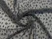 Сітка пліссе леопард, чорний - інтернет-магазин tkani-atlas.com.ua