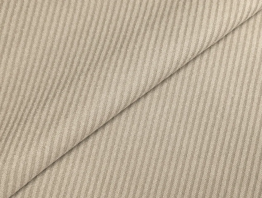 Кашемир трикотажный диагональная полоска 3 мм, бежевый - фото 1 - интернет-магазин tkani-atlas.com.ua