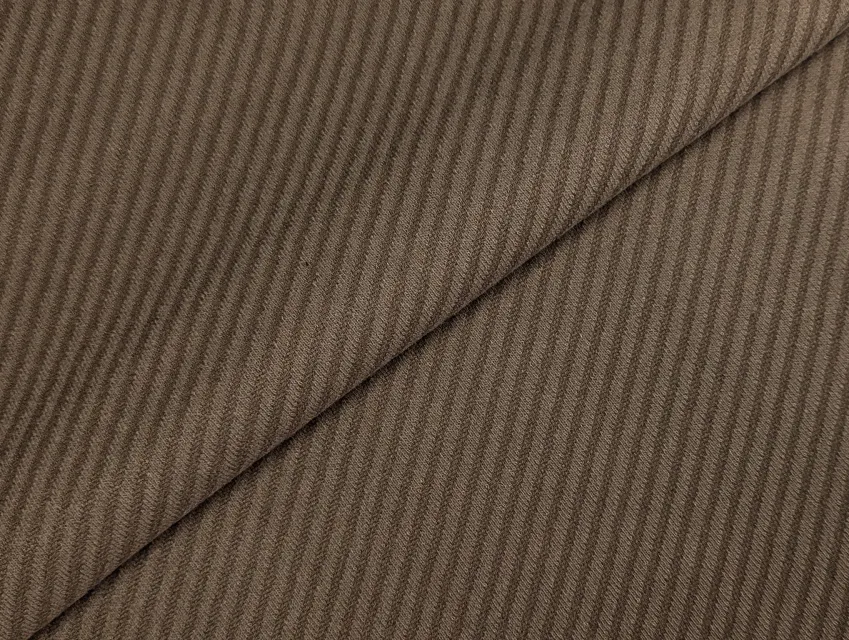 Кашемир трикотажный диагональная полоска 3 мм, тоффи - фото 1 - интернет-магазин tkani-atlas.com.ua