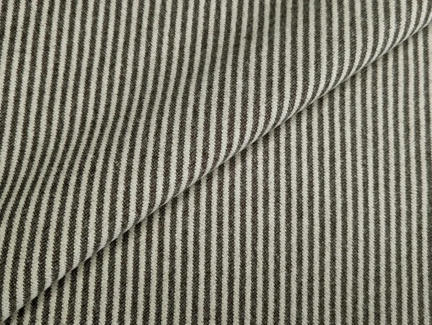 Кашемир трикотажный диагональная полоска 3 мм, бежевый с коричневым - фото 1 - интернет-магазин tkani-atlas.com.ua