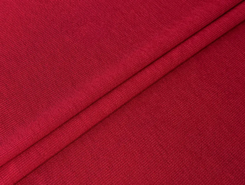 Трикотаж резинка, красный (отрез 2 м) - фото 1 - интернет-магазин tkani-atlas.com.ua