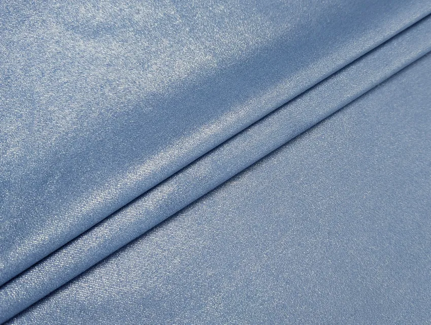 Джинс фойл, блакитний - фото 1 - інтернет-магазин tkani-atlas.com.ua