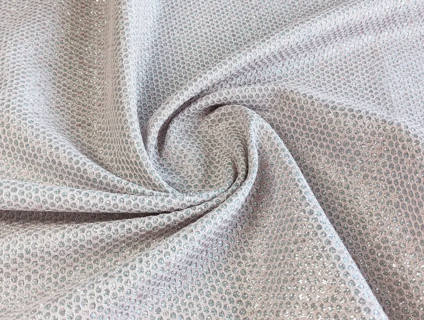 Диско стільники 3мм, пудра (відріз 2,3 м) - фото 1 - інтернет-магазин tkani-atlas.com.ua