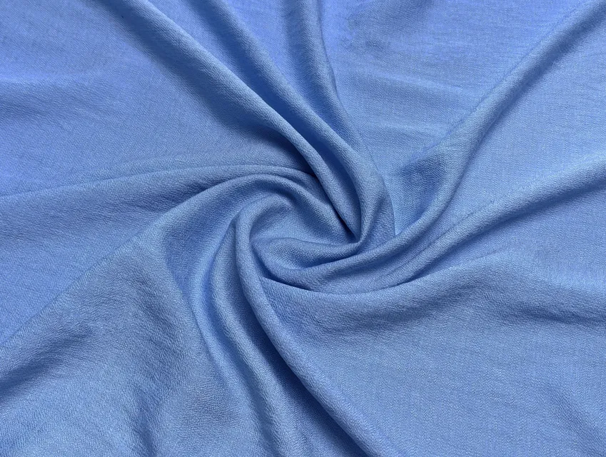 Лен Бохо, голубой - фото 1 - интернет-магазин tkani-atlas.com.ua