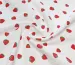 Муслин рисунок клубника, молочный - фото 1 - интернет-магазин tkani-atlas.com.ua
