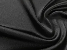 Трикотаж атласный, черный - интернет-магазин tkani-atlas.com.ua