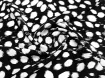 Штапель шовковистий розсип, чорний з молочним - інтернет-магазин tkani-atlas.com.ua