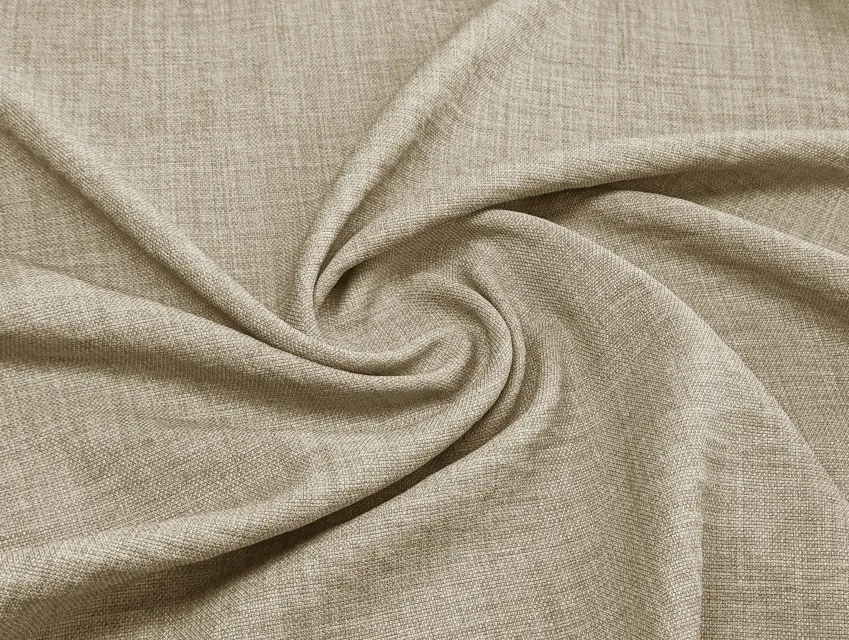 Французький креп меланжевий, бежево-сірий - фото 1 - інтернет-магазин tkani-atlas.com.ua