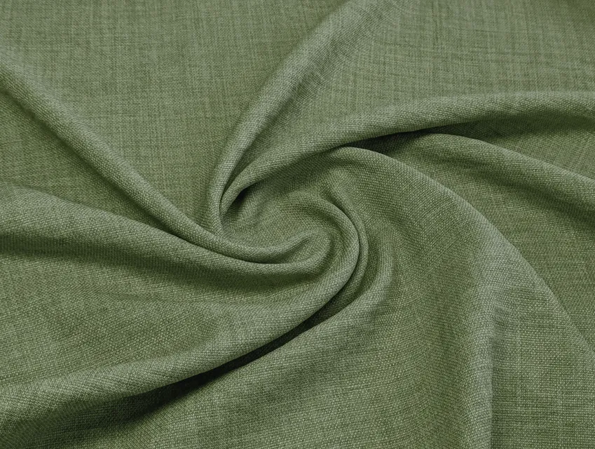 Французький креп меланжевий, світла олива - фото 1 - інтернет-магазин tkani-atlas.com.ua