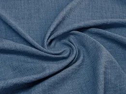Французький креп меланжевий, синьо-блакитний - інтернет-магазин tkani-atlas.com.ua