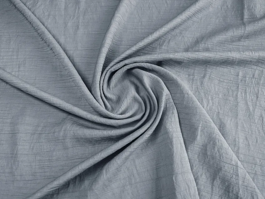 Штапель твіл з нейлоном жатка, сірий - фото 1 - інтернет-магазин tkani-atlas.com.ua