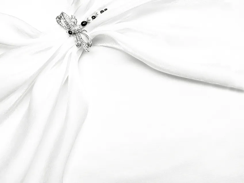 Органза шовковиста, білий - фото 1 - інтернет-магазин tkani-atlas.com.ua