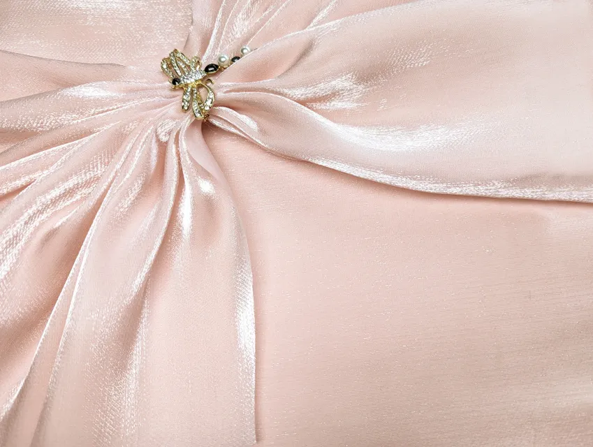 Органза шовковиста, ніжно-персиковий - фото 1 - інтернет-магазин tkani-atlas.com.ua