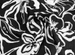 Льон Бохо квіткова композиція, чорний - інтернет-магазин tkani-atlas.com.ua