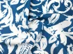 Льон Бохо акварель абстракції, синій - інтернет-магазин tkani-atlas.com.ua