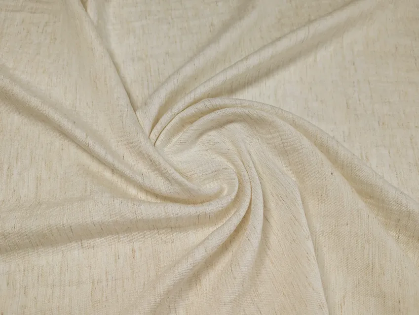 Льон віскоза з нейлоном меланжевий, бежевий - фото 1 - інтернет-магазин tkani-atlas.com.ua