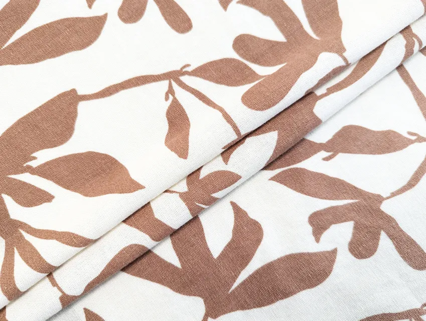 Лен с вискозой уценка (текстильный брак), молочный - фото 1 - интернет-магазин tkani-atlas.com.ua