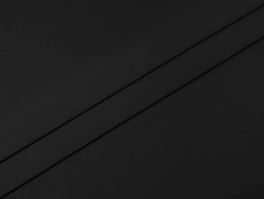 Полікотон тренч на трикотажі уцінка (текстильний недолік), чорний - фото 1 - інтернет-магазин tkani-atlas.com.ua