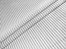 Котон рубашка смужка 5 мм, світло-сірий - інтернет-магазин tkani-atlas.com.ua