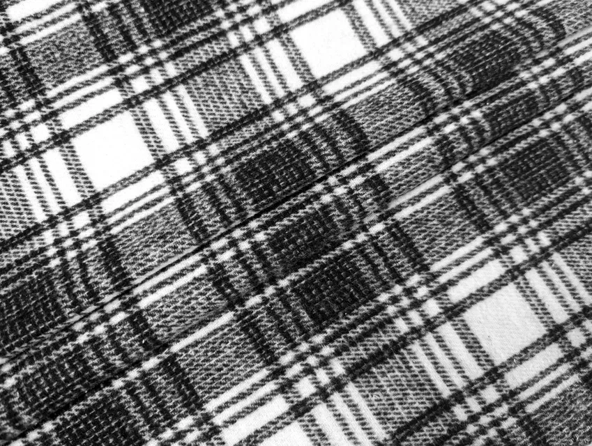Костюмка котон клітинка, чорний - фото 1 - інтернет-магазин tkani-atlas.com.ua