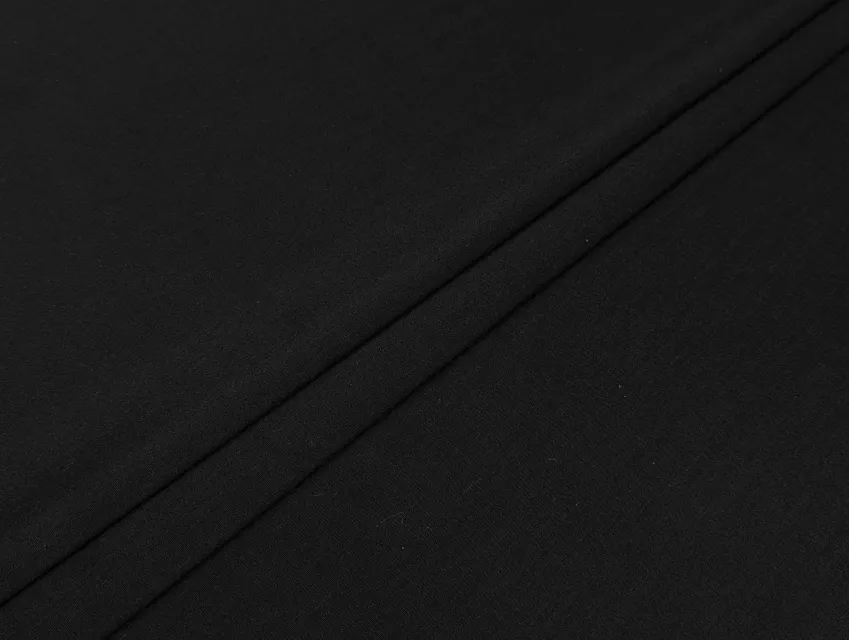 Поплин рубашечный с нейлоном, черный - фото 1 - интернет-магазин tkani-atlas.com.ua